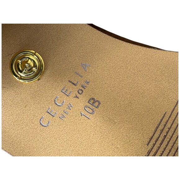 Cecelia New York Catherine Perforated Chestnut Suede Booties - Picture 2 of 11